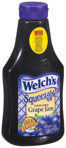 Welch's Concord Grape Jam Squeeze Bottle for Breakfast and Snacks - Natural Spread - 22 oz
| Welch's Squeeze Bottle Con