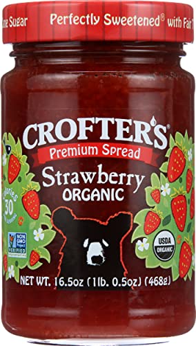 Crofters Organic Strawberry Spread USDA Organic for Health-Conscious Consumers 16.5 oz (Pack of 6)
| Crofters Organic S